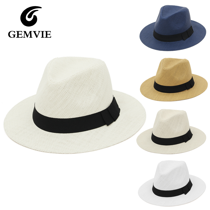 Bucket Hat Straw - Sombrero Panamá de Paja para Verano,