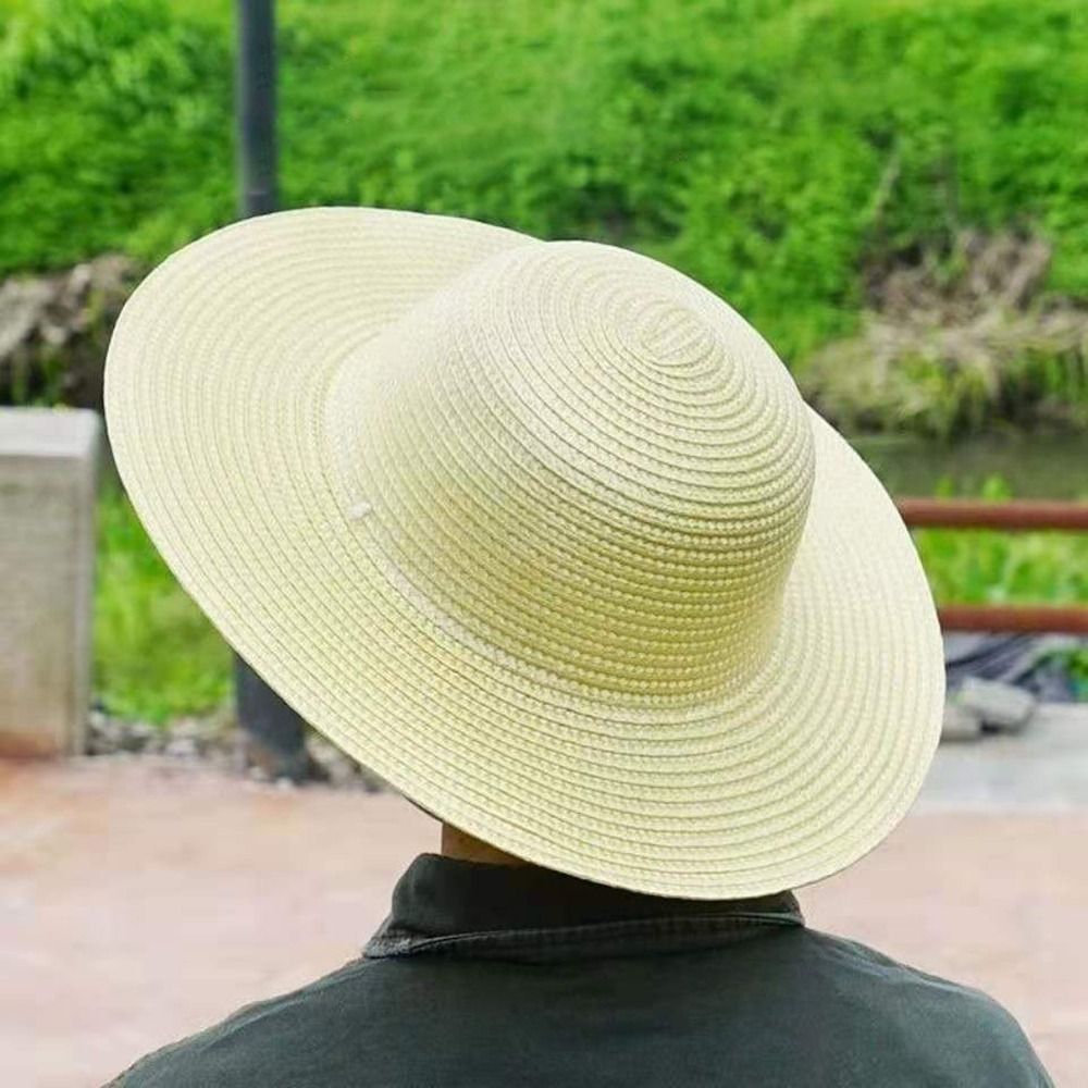 Sombrero de Paja de Ala Ancha  - Bucket Hat Straw reseña y precio