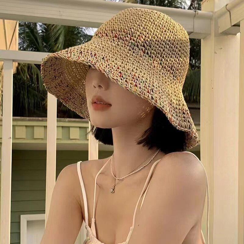 Sombreros de Paja Arcoíris Tej - Bucket Hat Straw reseña y precio